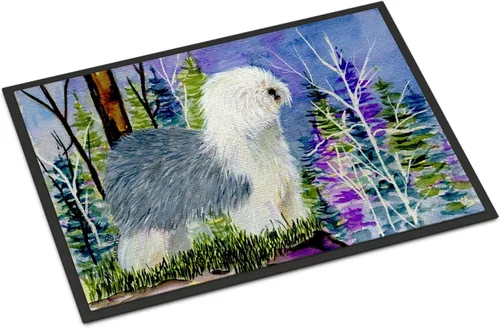 Miniatura 295 de Caroline's Treasures SS8220MAT - Felpudo afgano de 18 x 27 pulgadas, para interiores y exteriores, para entrada, antideslizante, lavable, de pelo