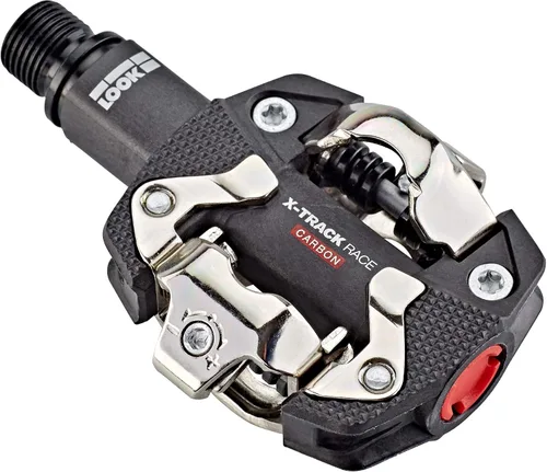 Miniatura 4 de LOOK Cycle - Pedales de bicicleta X-Track Race Carbon MTB - Mecanismo SPD estándar compatible - Pedales sin clip - Cuerpo de carbono