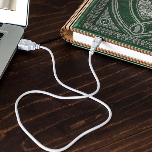 Miniatura 7 de KleverCase Lámpara de lectura recargable de 360 grados con temática de cubierta de libro, luz nocturna, escritorio, luz de noche.