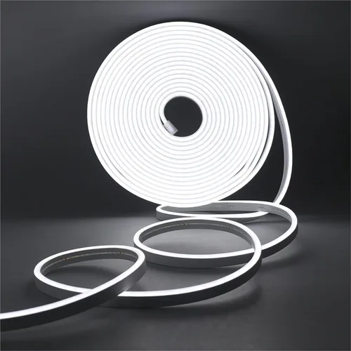 Miniatura 13 de Tira de neón DC 24V 1.6-65.6 ft IP67 impermeable, multicolor, retroiluminación de TV, tubo de silicona flexible para el hogar, luz LED