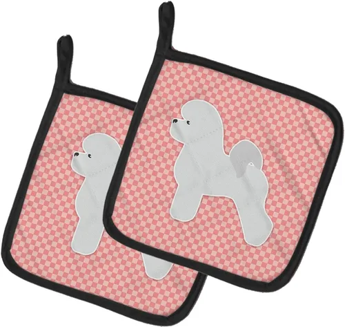 Miniatura 443 de Caroline's Treasures BB3567PTHD - Juego de soportes para ollas de cocina resistentes al calor, almohadillas calientes para cocinar, hornear, Copo