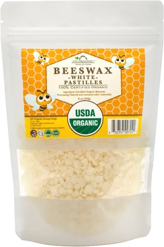 Miniatura 9 de US Organic. Pastillas de cera de abeja orgánica, de calidad Premium, 100% certificado por la USDA ideal para proyectos