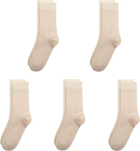 Miniatura 20 de SERISIMPLE Calcetines de bambú de viscosa para niños, calcetines escolares antiolor para niños y niñas, uniforme, ligeros, con costuras planas, 5