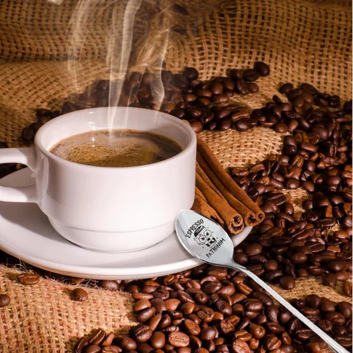Miniatura 2 de Divertida cuchara de acero inoxidable para amantes del café, cumpleaños, día de San Valentín, Navidad, Acción de Gracias, graduación, inauguración