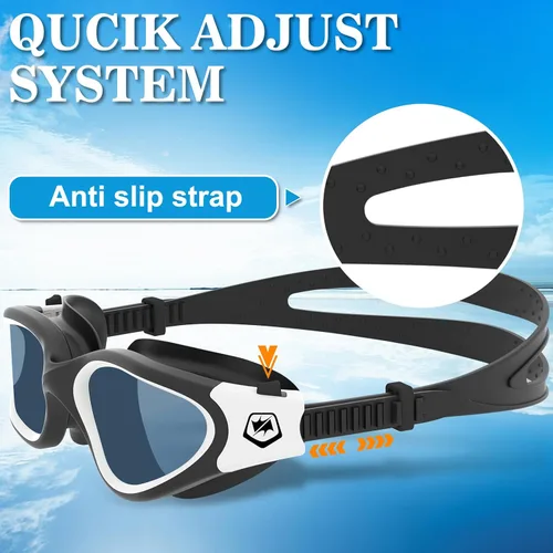 Miniatura 5 de WIN.MAX - Goggles de natación polarizados, antivaho, antirrayos ultravioleta, sin filtraciones y con visión clara para hombres, mujeres, adultos
