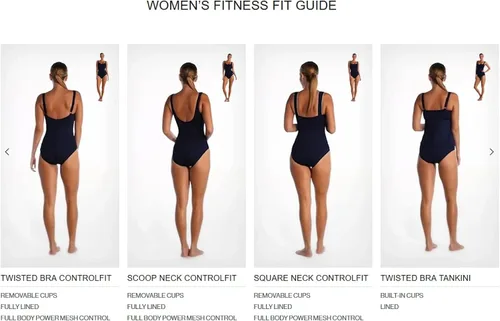 Miniatura 3 de TYR Women's Durafast Elite Twisted Bra Controlfit Swimsuit