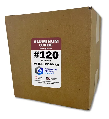 Miniatura 3 de Óxido de aluminio - 50 lbs. o 22.69 kg. - Medios abrasivos de chorro de arena para arenadores, pistolas de chorro de arena y cabinas de chorro