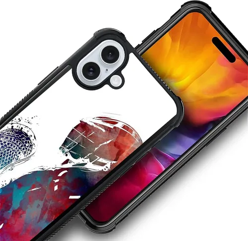 Miniatura 12 de Compatible con funda para iPhone 6 Plus/6s Plus,Bite Your Teeth Diseño de patrón asombroso, funda trasera dura de PC anti-arañazos y a prueba