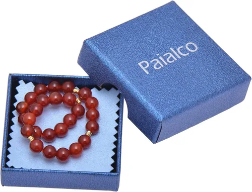 Miniatura 20 de Paialco Pulsera elástica de cuentas naturales o creadas de 0.236 in, pequeña para niñas y mujeres, 6.5 pulgadas