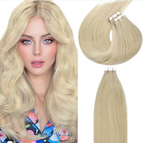 Miniatura 11 de Extensiones de cabello humano con micro anillo, lacio, rizado, color negro natural, largo microenlaces, extensiones de cabello humano para personas