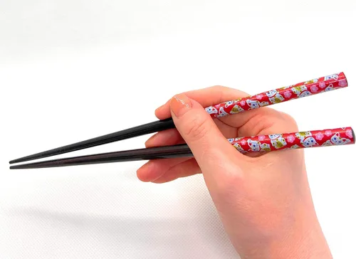 Miniatura 2 de Daiso Palillos de buena suerte de 9.1 pulgadas fabricados en Japón (Lucky Cat)