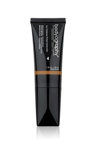 Bodyography Sun Defense - Hidratante tintado, 1.5 onzas, tinte SPF ligero con ácido hialurónico y pigmentos minerales, cobertura hidratante y vegana