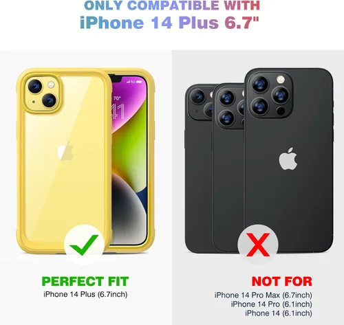 Miniatura 343 de Diaclara Funda diseñada para iPhone 16, mejorada [protección completa de la cámara], carcasa resistente de cuerpo completo con protector de pantalla