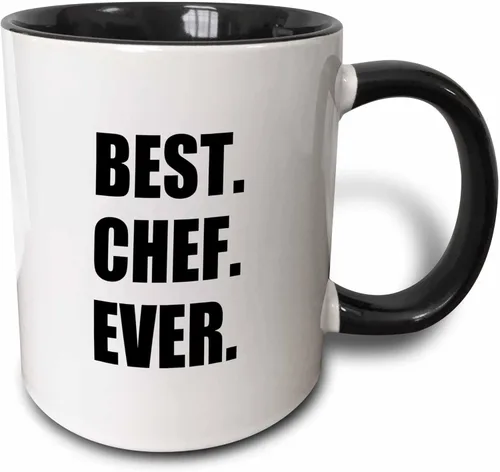 Miniatura 9 de 3dRose mug_179767_2 Best Chef Ever - Taza de cerámica con texto en inglés "Best Chef Ever" para fanáticos de la cocina y los más grandes del mundo