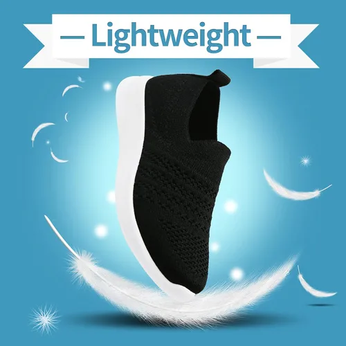 Miniatura 6 de Apawwa Zapatos de correr ligeros para niños, color rosa/azul/azul marino/negro, zapatos para caminar para niños pequeños/niños grandes