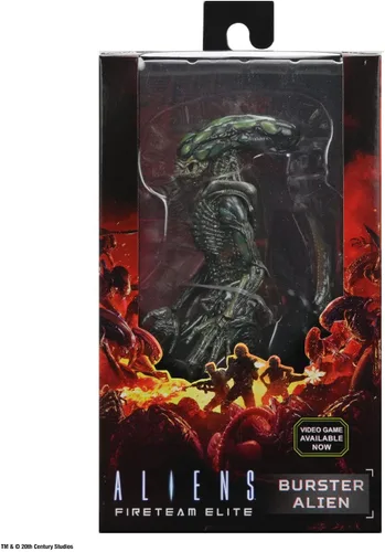 Miniatura 7 de NECA - Figura de acción Aliens Fireteam Elite Burster Alien de 7 pulgadas