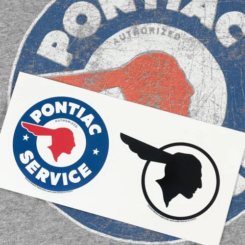 Miniatura 6 de Chief Pontiac Authorized Service Logo T Shirt & Stickers