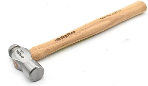 Miniatura 5 de Big Horn 15128 Martillo de bola de 8 onzas con mango de nogal