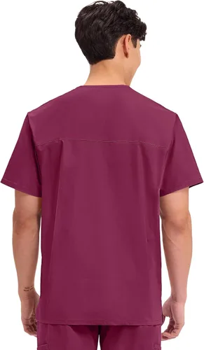 Miniatura 92 de Cherokee WW Professionals WW695 - Camisa de uniforme sanitario para hombre, con cuello en V