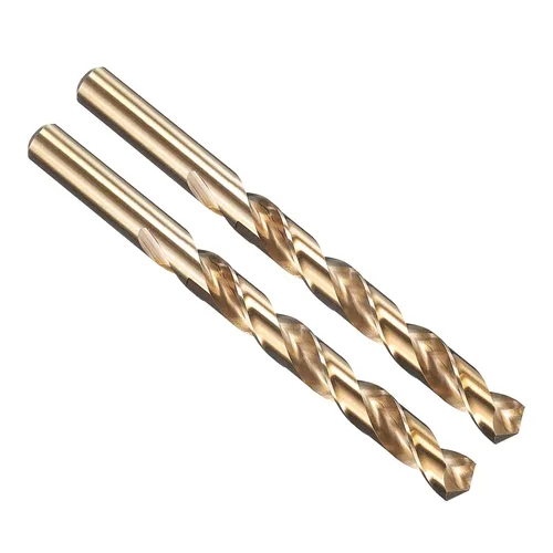 Miniatura 75 de PATIKIL Broca Jobber de 0.039 in, vástago recto M35 cobalto 5% acero de alta velocidad 135° acabado dorado para metal duro de acero inoxidable - 2