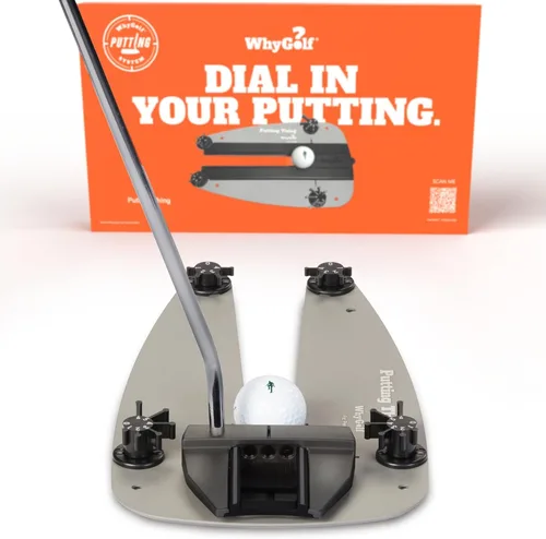 WHYGOLF Sistema de Putting y Accesorio de Putting – Ayuda de Entrenamiento de Golf para Golpe, Precisión y Lectura del Green – Puertas de Putting