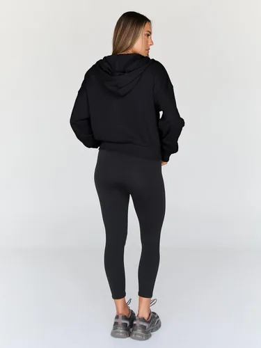 Miniatura 5 de Trendy Queen Sudaderas con capucha para mujer, con cremallera completa, sudaderas recortadas, chaquetas informales, cómodas, para gimnasio, trajes