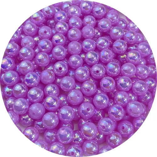Miniatura 20 de 300 cuentas de perlas para manualidades de 0.315 pulgadas (0.315 in), cuentas redondas sueltas de perlas para collares, pulseras, aretes, blanco AB