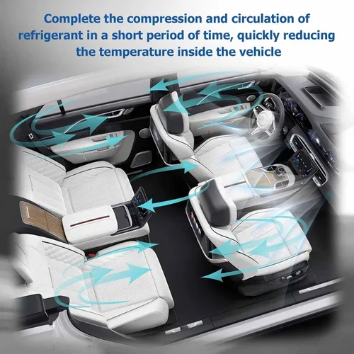 Miniatura 3 de WFLNHB Compresor de CA con embrague 4 ranuras de repuesto para Subaru Impreza 2.5L 2007-2014 Reemplazo para Subaru Forester 2.5L 2007-2013 CO 11227C