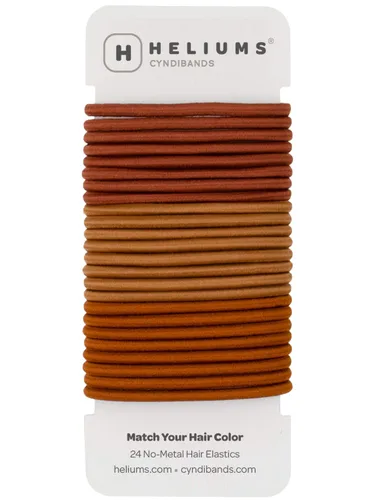 Miniatura 9 de Cyndibands Cintas para el cabello gris – Soportes elásticos de cola de caballo de 0.157 pulgadas – Combina con tus bandas de color de cabello – 24
