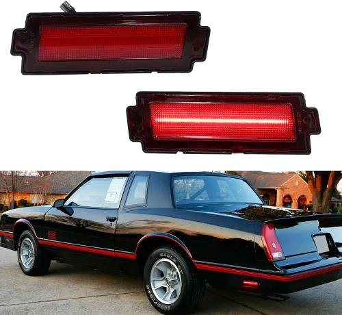 Miniatura 18 de Compatible con 1981 1982 1983 1984 1985 1986 1987 1988 Chevy Monte Carlo SS luces de señal de marcador de parachoques lateral ámbar Led lente Lente