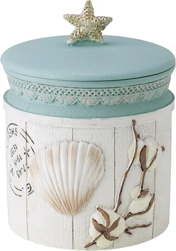 Miniatura 7 de Avanti Linens - Vaso, organizador de encimera, accesorios de baño elegantes de granja (colección de conchas de granja)