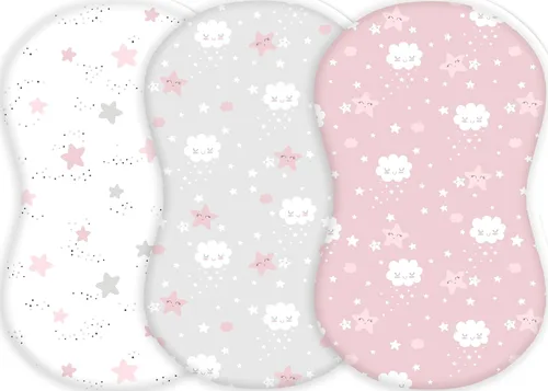 Miniatura 16 de Sábanas de moisés para Papablic, CoZee, Cowiewie, Ezebaby, Nawahev cuna y cama de noche para bebé de TansyPanda, 3 piezas, 33x20, ultra suaves