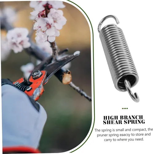 Miniatura 5 de Paquete de 10 resortes de podadora de acero inoxidable de 2.75 x 0.59 pulgadas, para tijeras de podar al aire libre, resorte de corte de rama alta