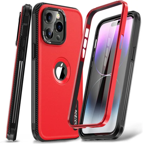 Miniatura 11 de WINTONG Funda magnética compatible con iPhone 13 Pro Max de 6.7 pulgadas, protección de cuerpo completo, resistente a prueba de golpes, funda rígida