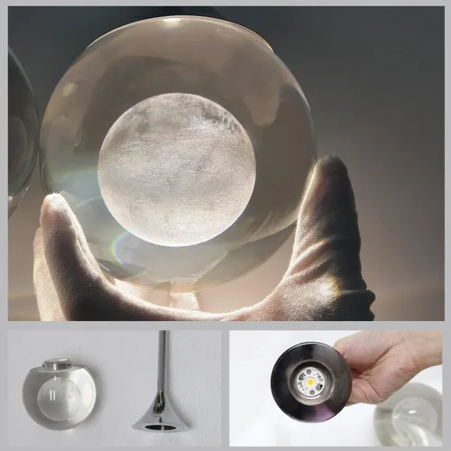 Miniatura 7 de Sedelan Lámpara colgante de cristal, iluminación moderna para isla de cocina, LED de 5 W, mini luz colgante, luces de isla de lujo para cocina