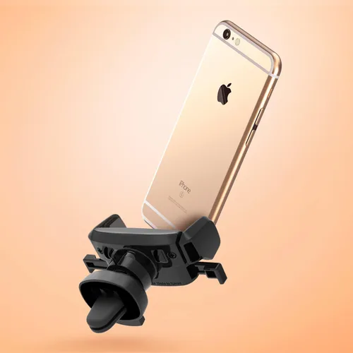 Miniatura 2 de iOttie Easy One Touch Mini Soporte de ventilación de aire para iPhone Xs Max R 8 Plus 7 Samsung Galaxy S10 E S9 S8 Plus Edge, Note 9 y otros