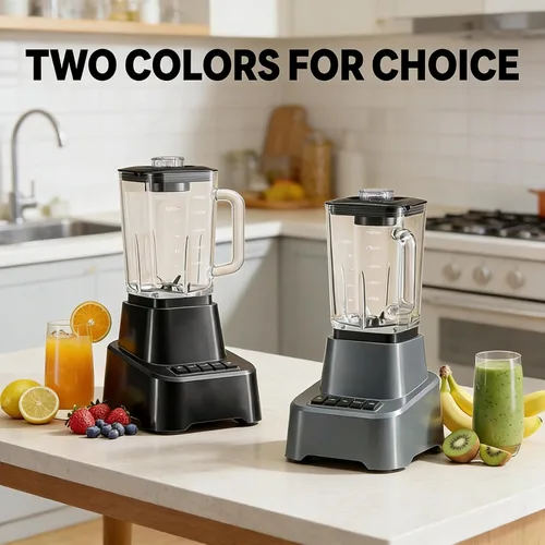 Miniatura 7 de Simple Deluxe Licuadora para batidos, potente batidora de encimera de 850 W para cocina, jarra de vidrio grande de 54 onzas, 4 velocidades con pulso