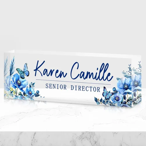Miniatura 28 de Placa de nombre de oficina personalizada para escritorio, placa de nombre, regalos personalizados para compañeros de trabajo, jefe, profesor