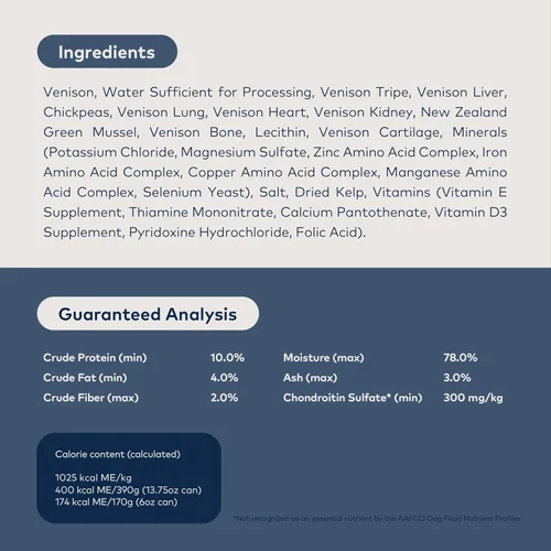 Miniatura 5 de ZIWI Peak - Alimento húmedo enlatado para perros, totalmente natural, alto en proteínas, sin granos, ingredientes limitados, con superalimentos