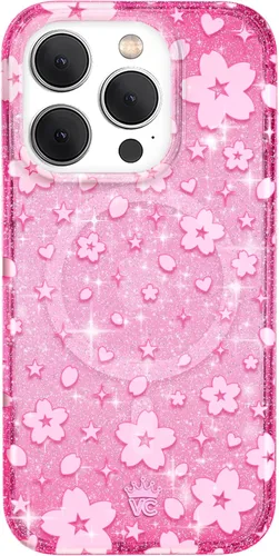 Miniatura 48 de VELVET CAVIAR Funda para iPhone 15 Pro, compatible con MagSafe, probada en caídas de 10 pies, con purpurina Galaxy Purpurina (Galaxy glitter)