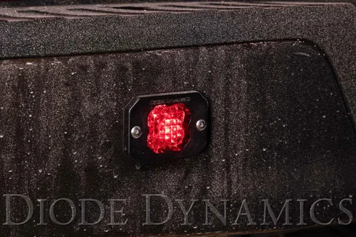 Miniatura 5 de Diode Dynamics SSC1 Sport Cápsula LED Blanca de Montaje Empotrado (par), Flood con Retroiluminación Ámbar