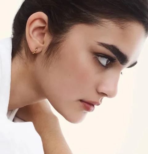 Miniatura 2 de Hey Harper Pendientes de aro para mujer, joyería ligera, impermeable y resistente al sudor