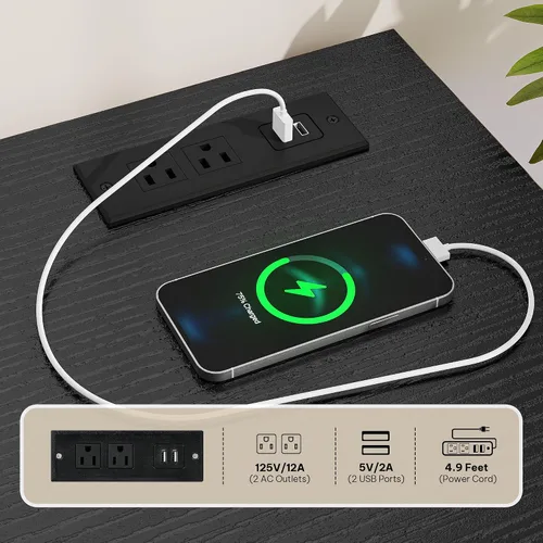 Miniatura 6 de YITAHOME Moderno soporte de TV para televisores de 65 pulgadas, centro de entretenimiento con cajones y estanterías, gabinete de consola de TV LED