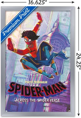 Miniatura 3 de Trends International Marvel Spider-Man: Across The Spider-Verse - Pavitr Prabhakar - Póster de pared de una hoja, 22.4 pulgadas de largo x 14.7