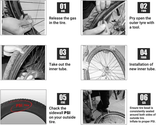 Miniatura 6 de CALPALMY Paquete de 2 tubos de bicicleta 700c, 700 x 35/43c, válvula Schrader y válvula Prseta, compatible con 700x35C 700x36C 700x37C 700x38C