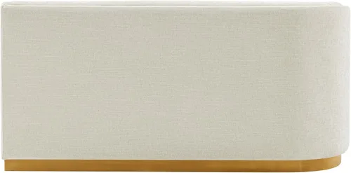 Miniatura 12 de Manhattan Comfort Daria - Sofá modular contemporáneo de 2 piezas en tapicería de lino, sofá de sala de estar de 132 pulgadas con marco de madera