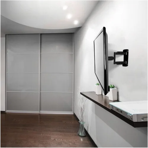 Miniatura 2 de Kanto Soporte de pared articulado de movimiento completo PS350 para televisores de 37 a 60 pulgadas Perfil bajo y extensión de 22 pulgadas Negro