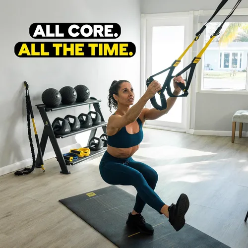 Miniatura 8 de TRX Training - Pro 3 kit de entrenamiento de suspensión, componentes de grado comercial con tres tipos de soluciones de anclaje
