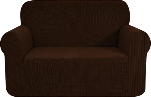Miniatura 66 de CHUN YI - Funda elástica de 1 pieza para sillón grande, funda protectora suave de Jacquard con elastano, detalle de cuadros y parte inferior
