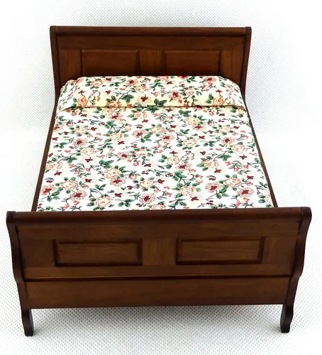 Miniatura 3 de Cama de trineo Davis en miniatura para casa de muñecas